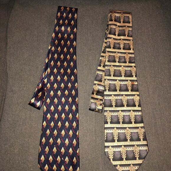 BUNDLE of 2 Christian Dior Ties - Picture 7 of 9